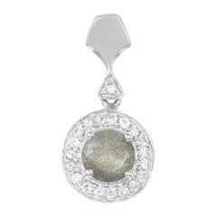 Ciondolo in argento con Spectrolite