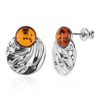Orecchini in argento con Ambra Baltica