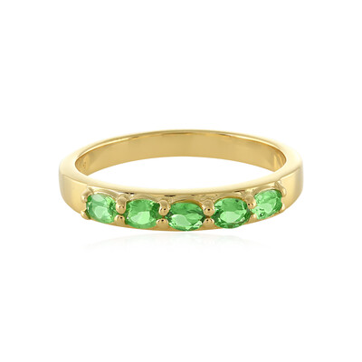 Anello in argento con Tsavorite