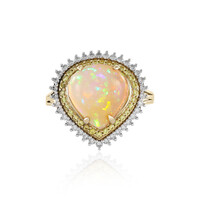 Anello in oro con Opale di Welo (AMAYANI)