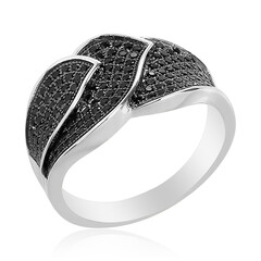 Anello in argento con Spinello Nero