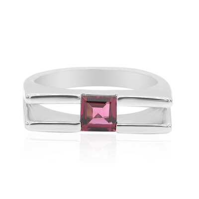 Anello in argento con Rodolite