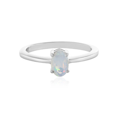 Anello in argento con Opale di Welo