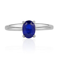 Anello in argento con Spinello Blu Royal