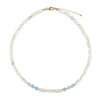 Collana in argento con Acquamarina