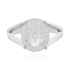 Anello in argento con Quarzo Bianco