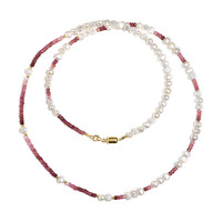 Collana in argento con Perla Keshi