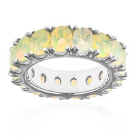 Anello in argento con Opale di Welo