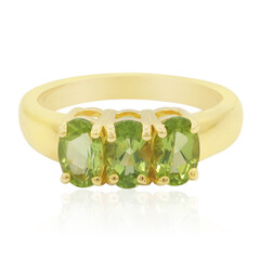 Anello in argento con Peridoto