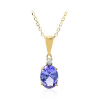 Collana in oro con Tanzanite AAA