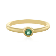 Anello in argento con Smeraldo Russo