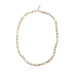 Collana in argento con Perla di Acqua Dolce (TPC)