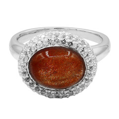 Anello in argento con Pietra del Sole