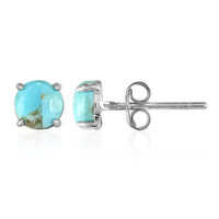 Orecchini in argento con Turchese Kingman Mohave Blu