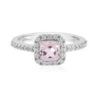 Anello in argento con Kunzite