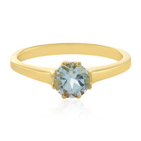 Anello in argento con Topazio Blu Cielo