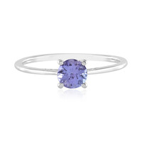 Anello in platino con Tanzanite AAA