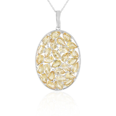 Collana in argento con Citrino