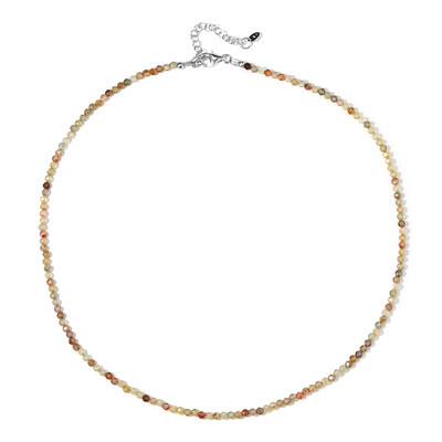 Collana in argento con Zircone Canarino