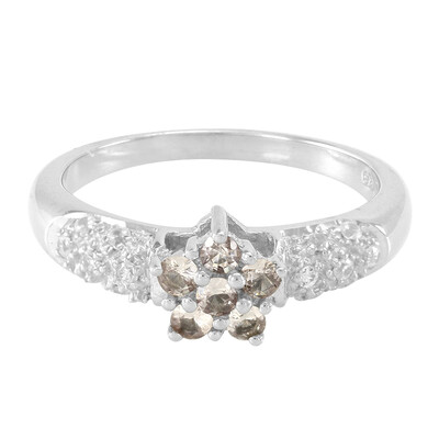 Anello in argento con Granato Cangiante Tanzania