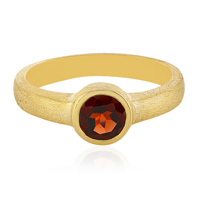 Anello in argento con Granato d’India (MONOSONO COLLECTION)