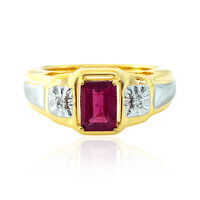 Anello in argento con Rubino del Madagascar