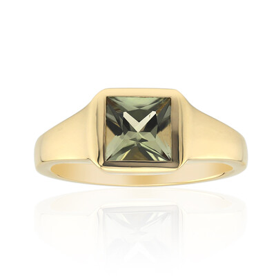 Anello in oro con Diasporo cangiante