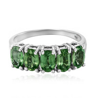 Anello in argento con Cianite Menta