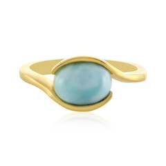 Anello in argento con Larimar
