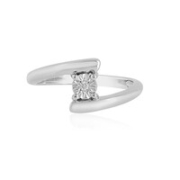 Anello in argento con Diamante SI2 (H)