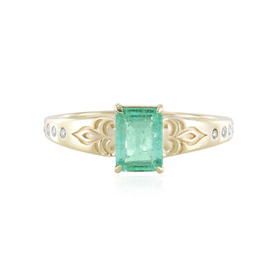 Anello in oro con Smeraldo Russo