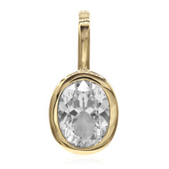 Ciondolo in oro con Quarzo Herkimer (Amanda Adkins)