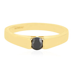 Anello in argento con Diamante Nero