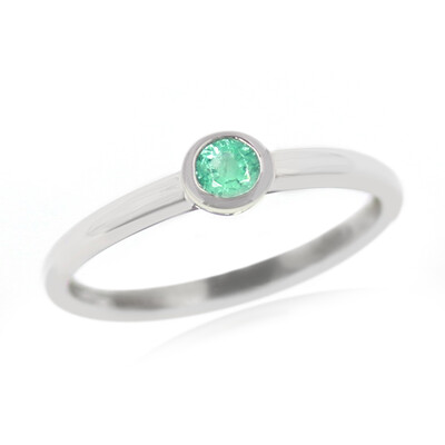 Anello in argento con Smeraldo Zambia