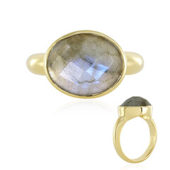 Anello in argento con Labradorite
