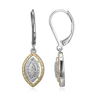 Orecchini in ottone con Diamante I3 (I) (Juwelo Style)