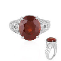 Anello in oro con Granato Essonite