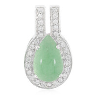 Ciondolo in argento con Avventurina Verde