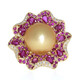 Anello in oro con Perla d'Acqua Dolce Dorata (CIRARI)