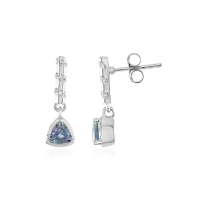Orecchini in argento con Tanzanite (non riscaldata)