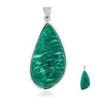 Ciondolo in argento con Amazzonite