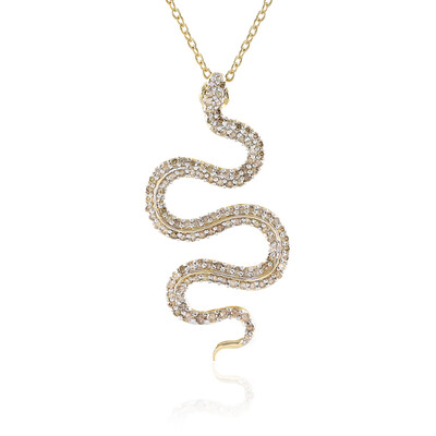 Collana in argento con Diamante Cioccolato I2
