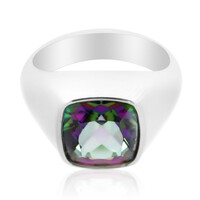 Anello da uomo in argento con Quarzo Mistico