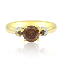 Anello in oro con Diamante Cognac d'Argyle SI1 (Mark Tremonti)