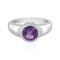 Anello in argento con Ametista Siberiana