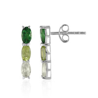 Orecchini in argento con Tsavorite