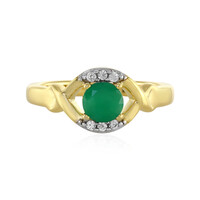 Anello in argento con Smeraldo Brasiliano