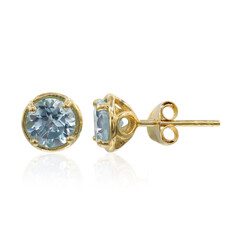 Orecchini in argento con Topazio Blu Cielo