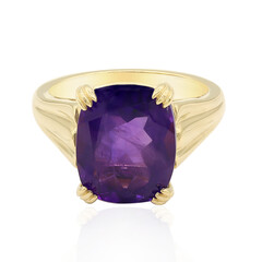 Anello in argento con Ametista Zambiana