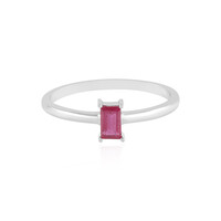 Anello in argento con Rubino del Madagascar